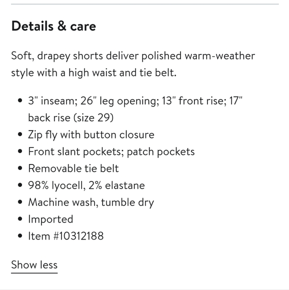 PAIGE Anessa Shorts sz 25 nwot - Picture 5 of 6